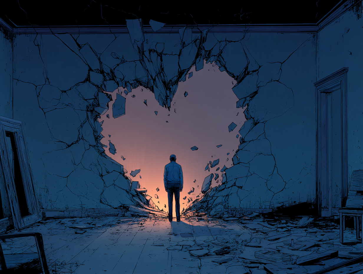 Síndrome de abandono conyugal: cuando tu pareja se marcha sin decir una palabra — dibujo 4 Síndrome de abandono conyugal: cuando tu pareja se marcha sin decir una palabra — dibujo 4