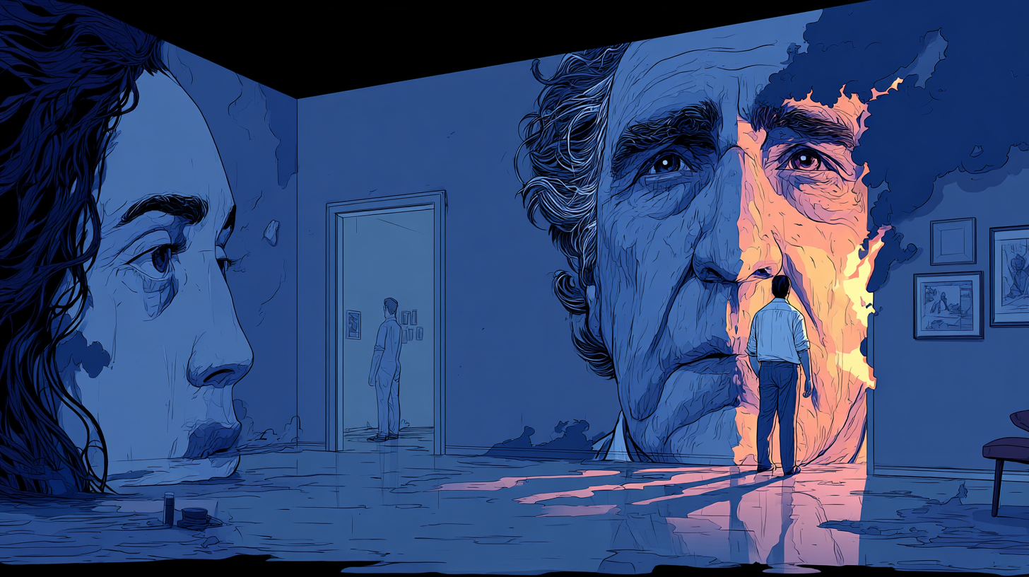 Proyección en Psicología: Qué Significa Realmente Este Mecanismo de Defensa y Cómo Reconocerlo — dibujo 4