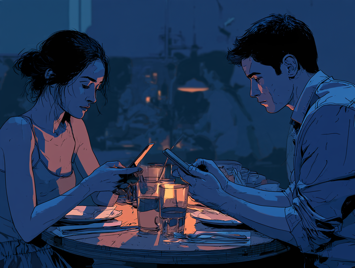 Relación superficial: señales y cómo mejorarla — dibujo 2