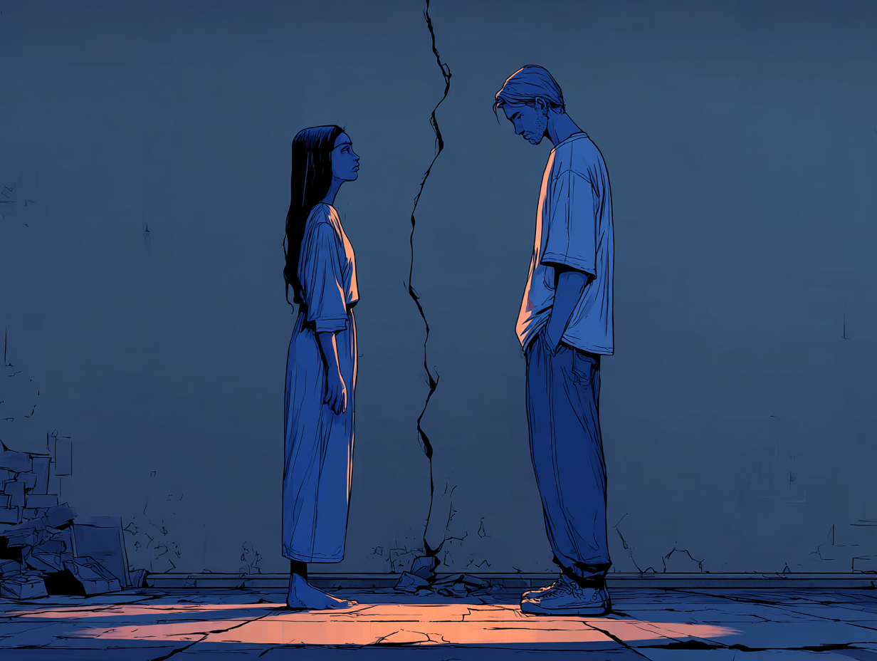 Amor condicional: cómo afecta a la autoestima y a las relaciones — dibujo 2