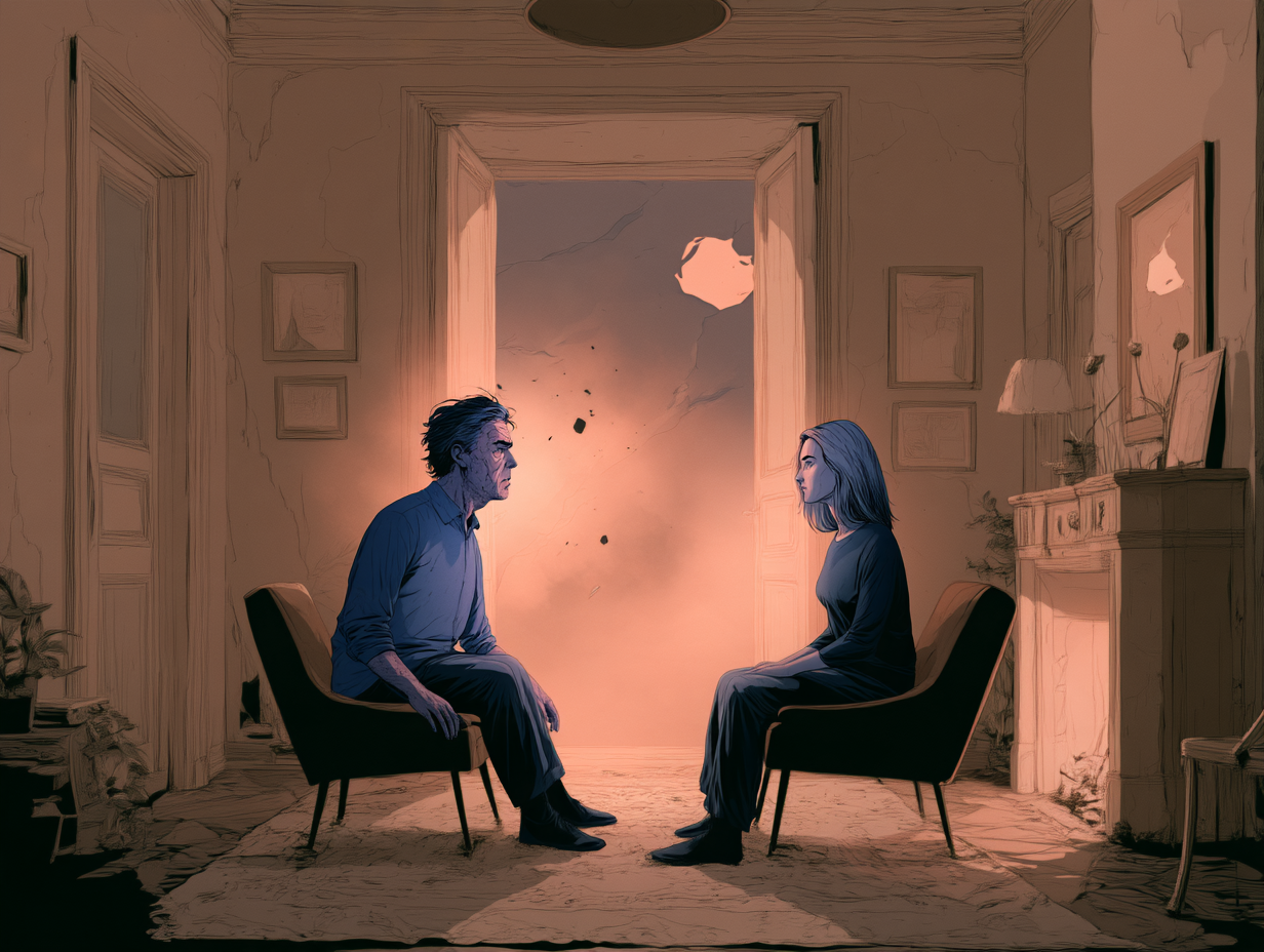 Señales de un hombre débil en una relación y cómo afrontarlas — dibujo 3