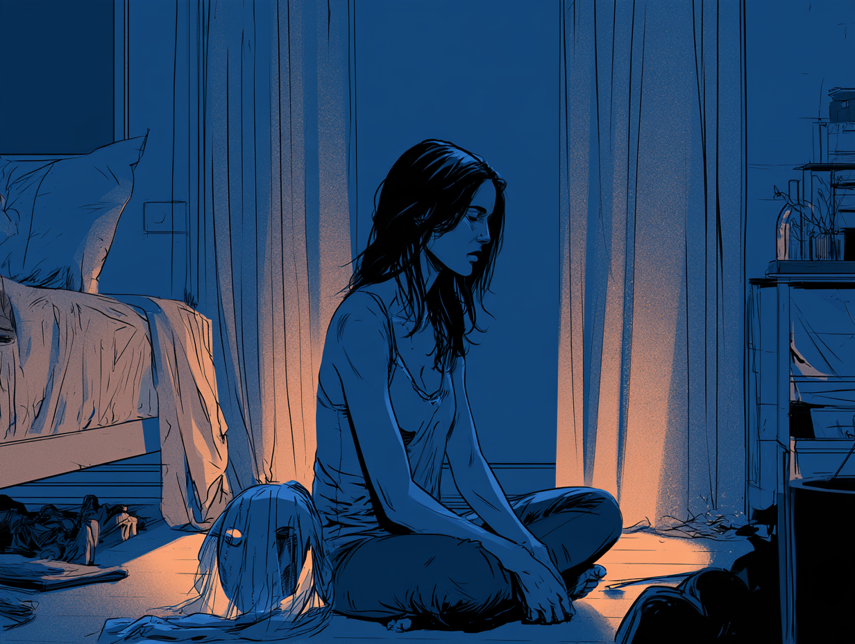 Autismo en mujeres: señales, camuflaje social y por qué suele pasar desapercibido — dibujo 2