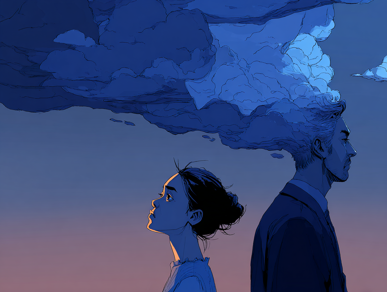 ¿Por qué mi mujer me grita? Comprender la ruptura en la comunicación — dibujo 2 ¿Por qué mi mujer me grita? Comprender la ruptura en la comunicación — dibujo 2