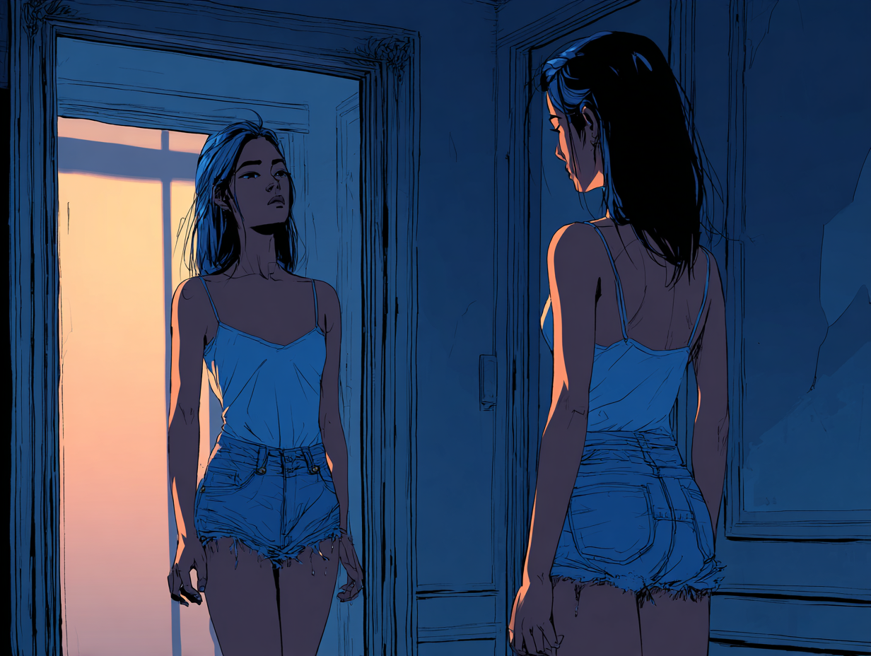 Me odio: por qué ocurre y cómo cambiar el pensamiento negativo — dibujo 3