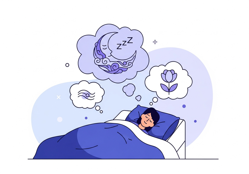 Test cuestionario sobre el contenido de los pensamientos antes de dormir, GCTI