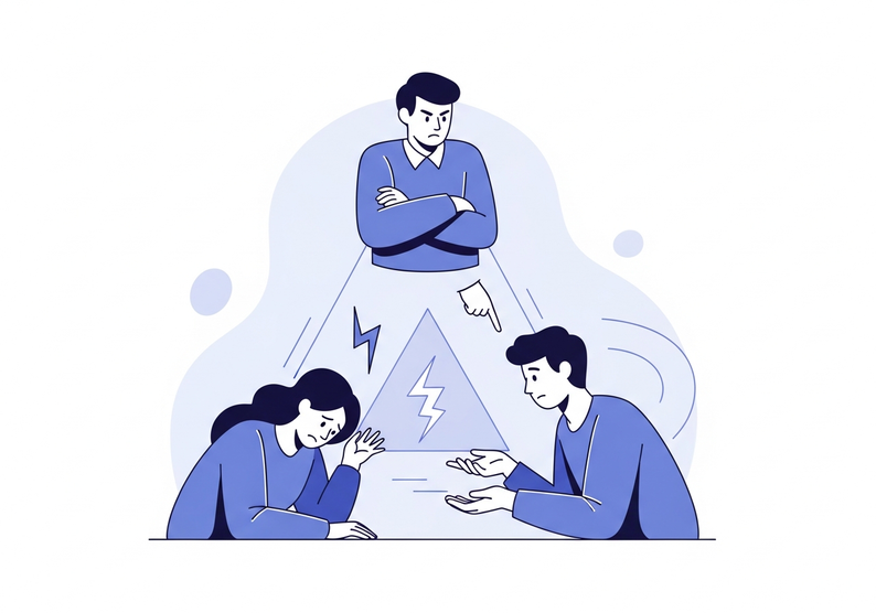 Test cuestionario del Triángulo Dramático