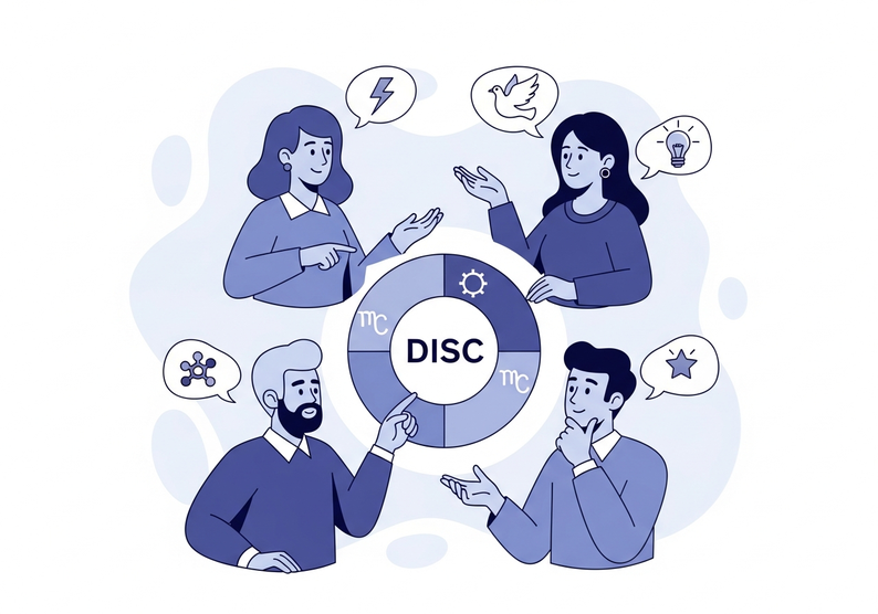 Test determinador DISC abierto, ODAT