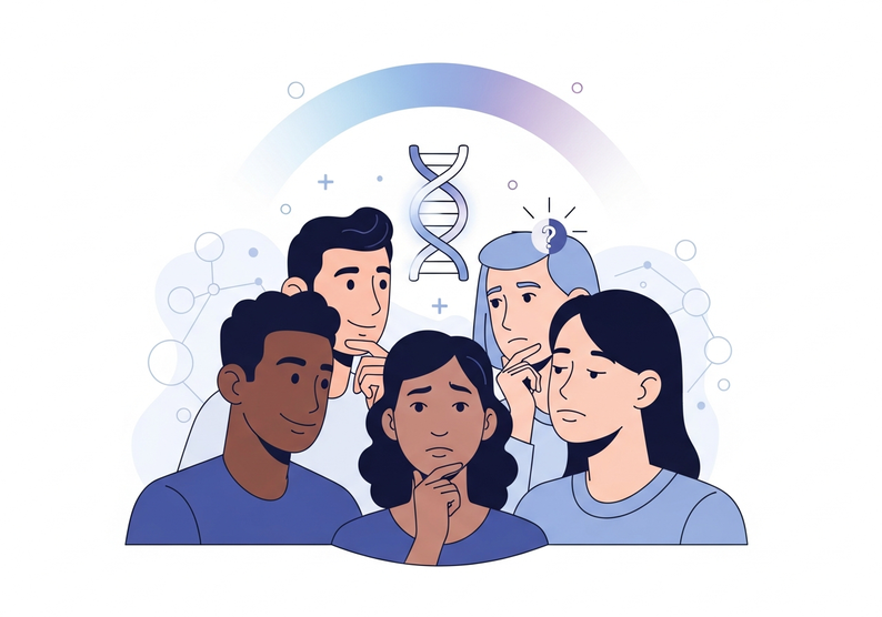 Test evaluación de la positividad e incertidumbre de la identidad étnica