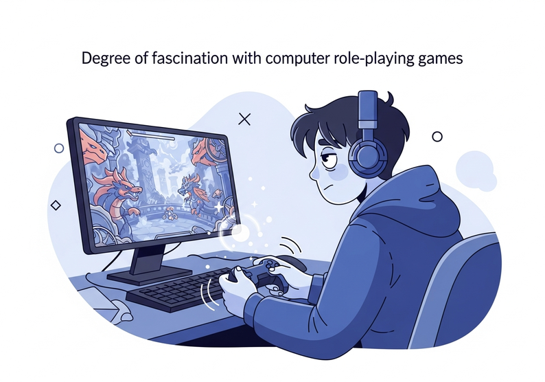 Test grado de dedicación a los juegos de rol por computadora