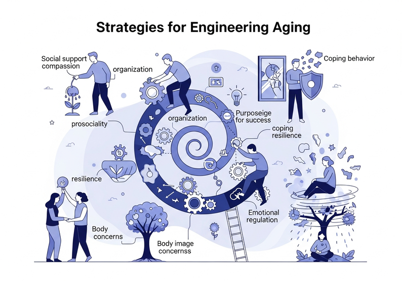 Test estrategias de construcción del envejecimiento