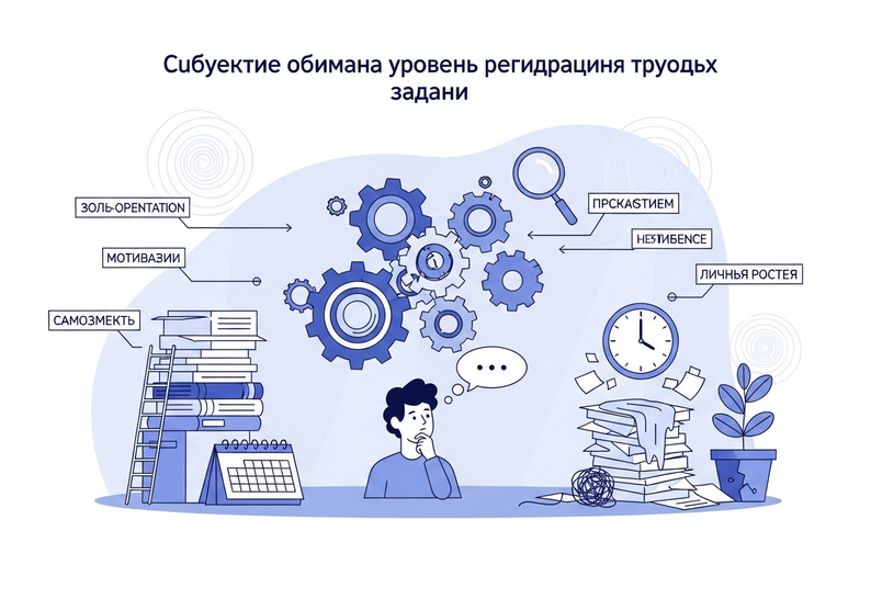 Test evaluación subjetiva del nivel de reglamentación de las tareas laborales