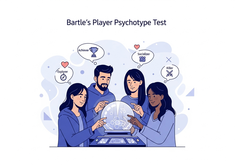 Test de Bartle sobre el psicotipo del jugador