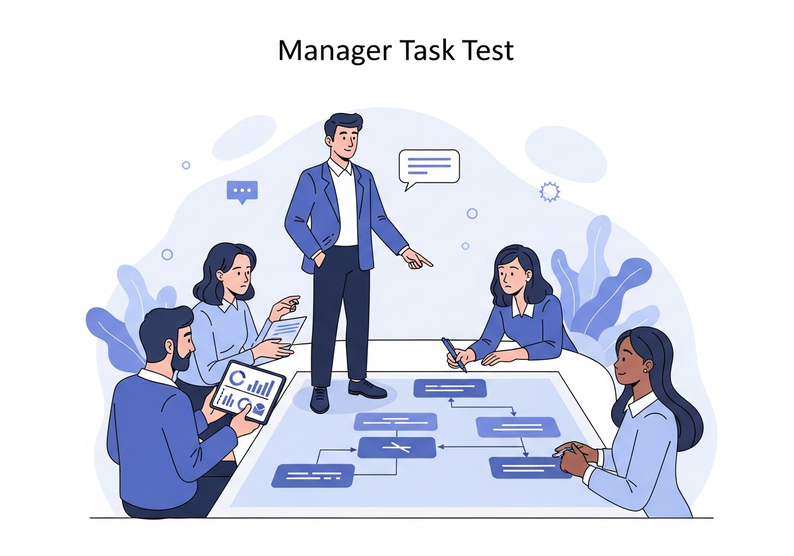 Test prueba de tareas del gerente