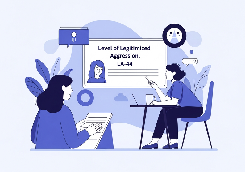 Test nivel de agresión legitimada, LA-44