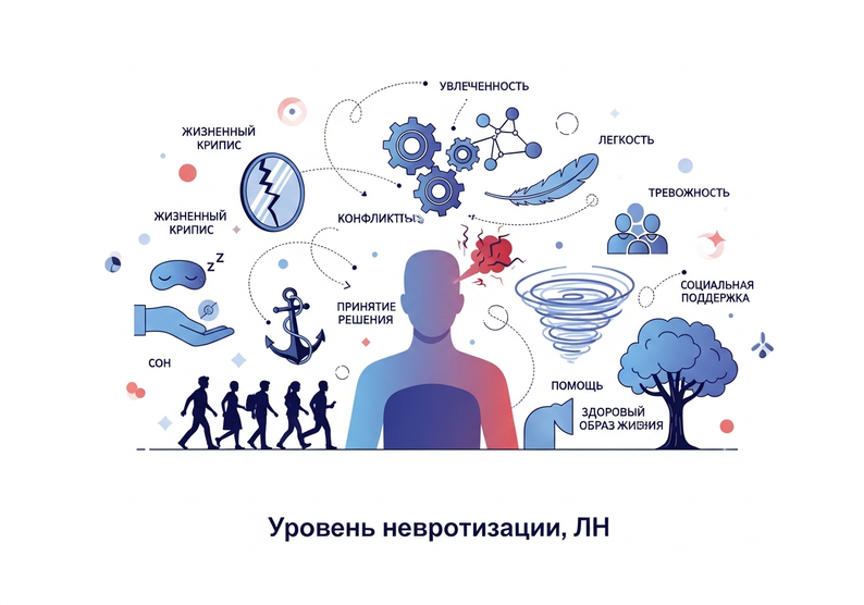 Test nivel de neuroticismo, NN