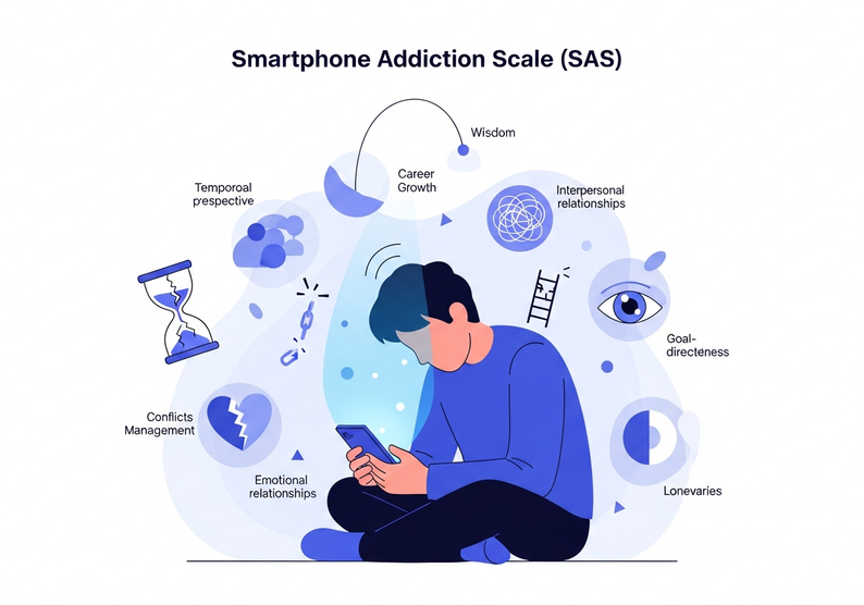 Test escala de dependencia del smartphone, SAS