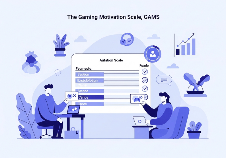 Test escala de motivación en el gaming, GAMS