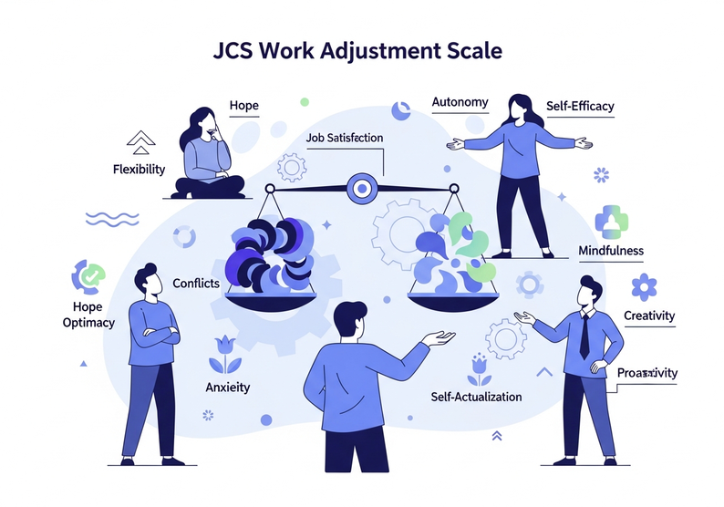 Test escala de ajuste de trabajo, JCS