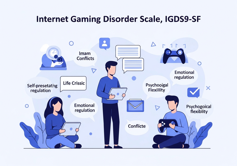 Test escala de evaluación de la dependencia de los videojuegos en Internet, IGDS9-SF