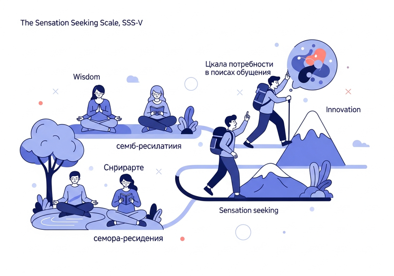 Test escala de necesidad de búsquedas de sensaciones, SSS-V