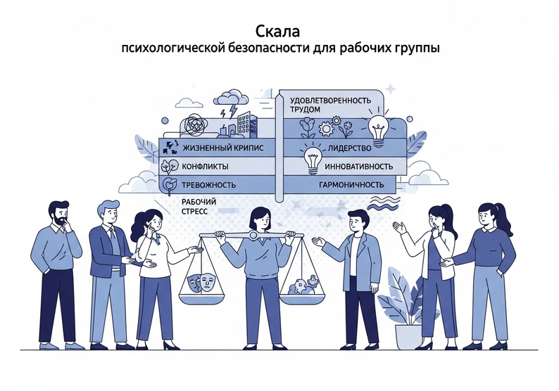 Test escala de seguridad psicológica para grupos de trabajo