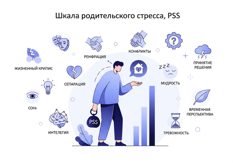 Test escala de Estrés Parental, PSS