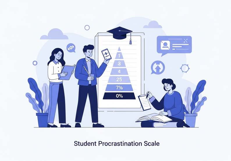 Test escala de procrastinación estudiantil