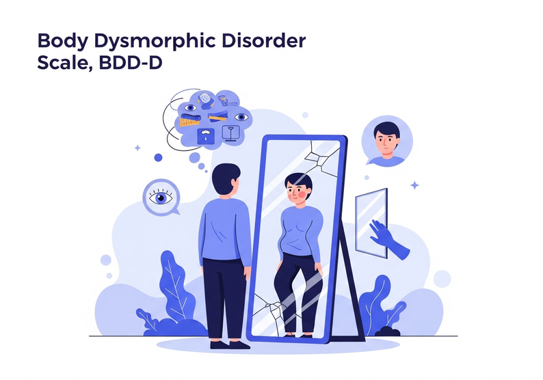 Test escala de trastorno dismórfico corporal, BDD-D