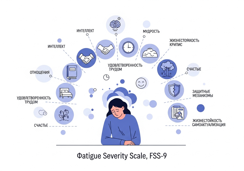 Test escala de gravedad de la fatiga, FSS-9
