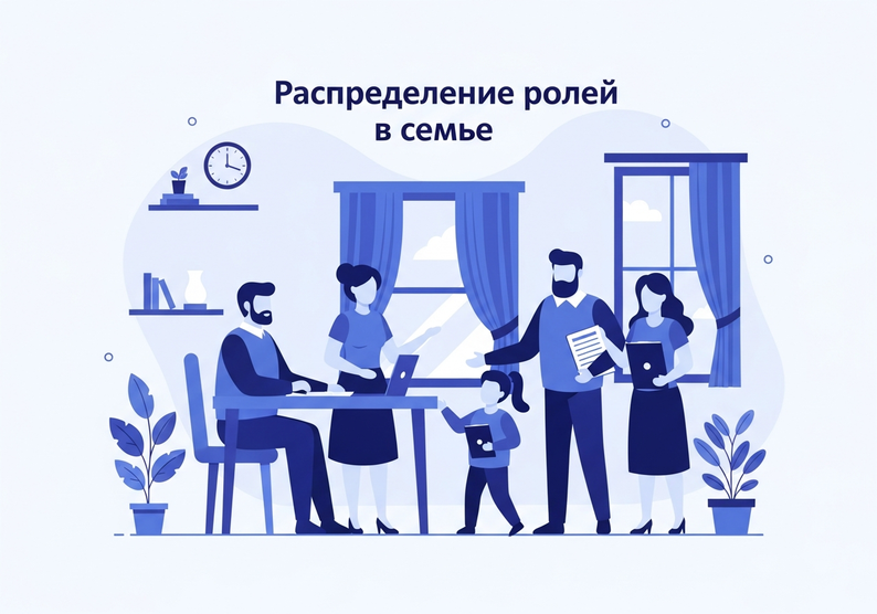 Test distribución de roles en la familia