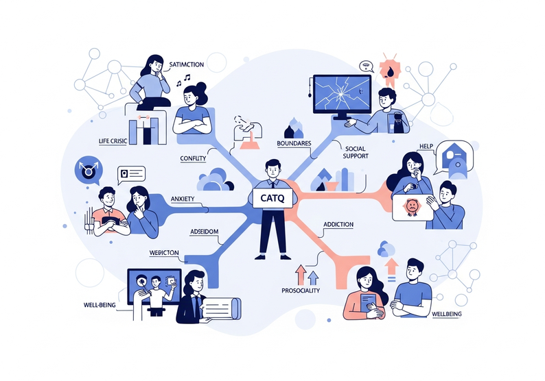 Test tipología de la ciberagresión, CATQ
