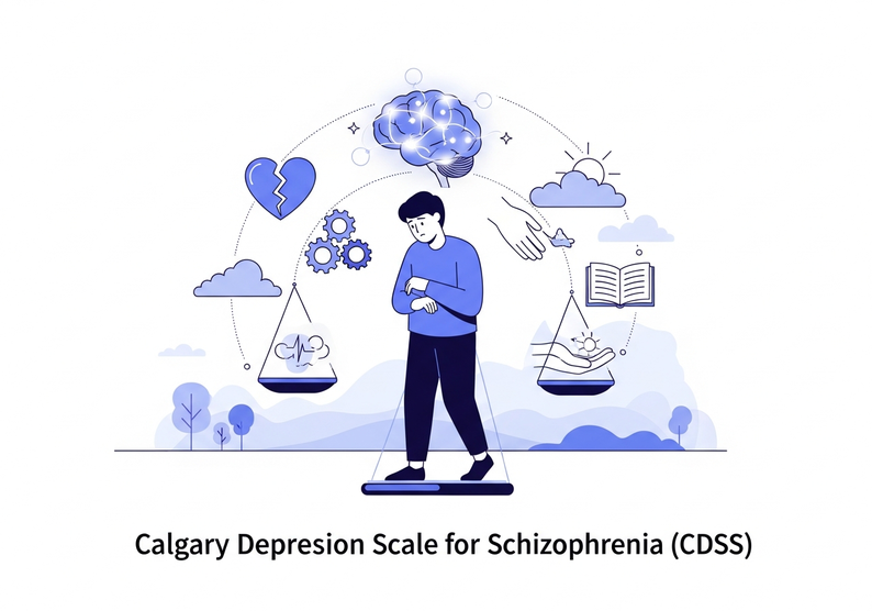 Test escala de Depresión de Calgary en pacientes con esquizofrenia, CDSS