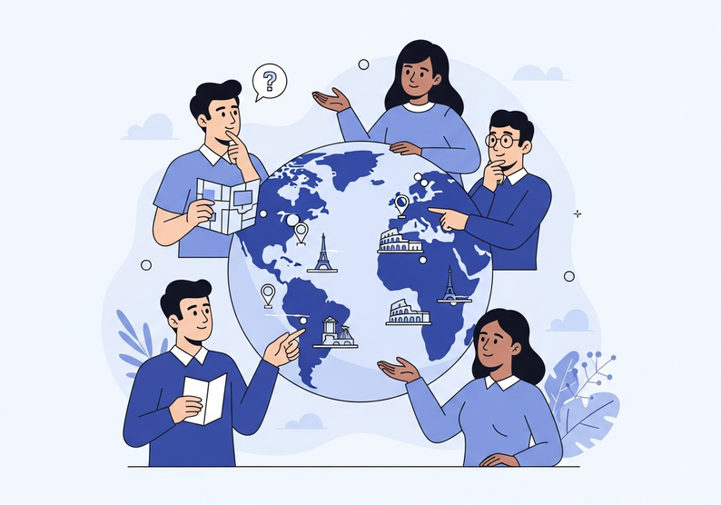 Test cuestionario de geografía: capitales del mundo
