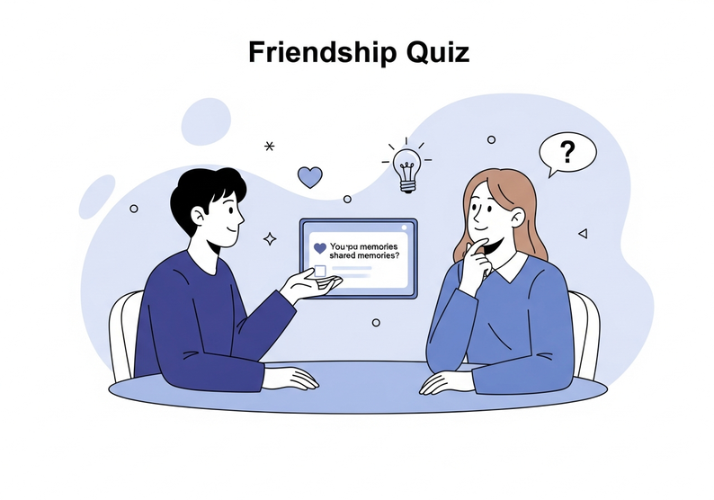 Test cuestionario sobre la amistad