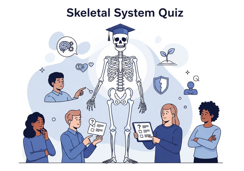 Test cuestionario sobre el sistema esquelético