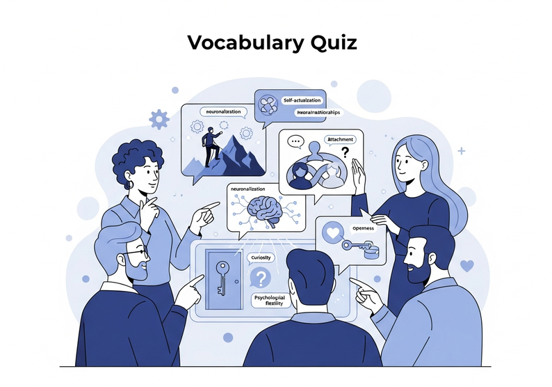 Test cuestionario de vocabulario