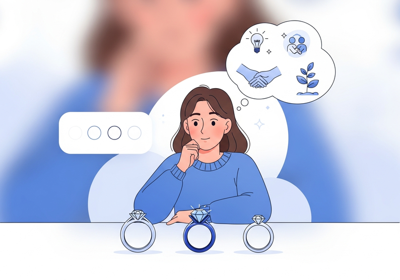 Test cuestionario sobre anillos de compromiso
