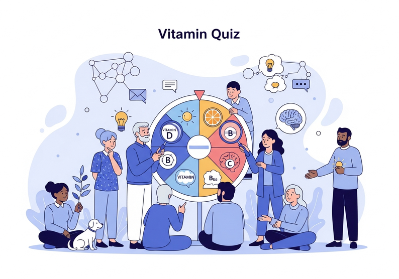 Test cuestionario sobre vitaminas