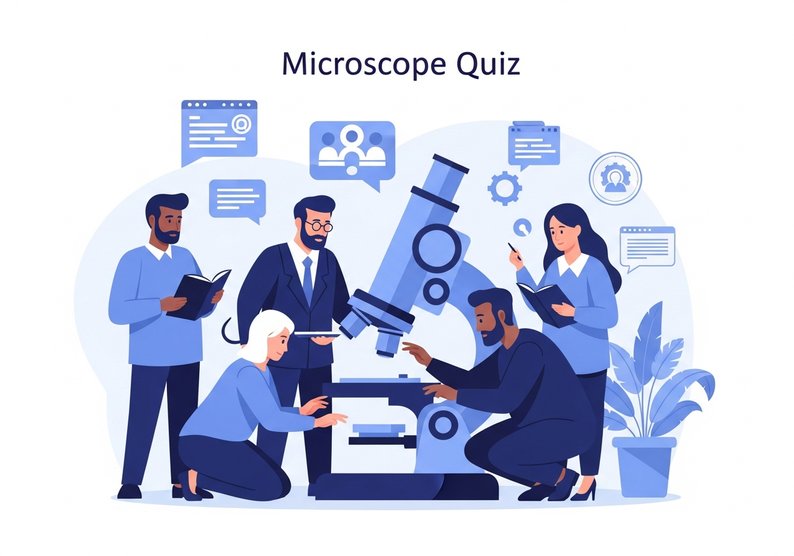 Test cuestionario sobre el microscopio