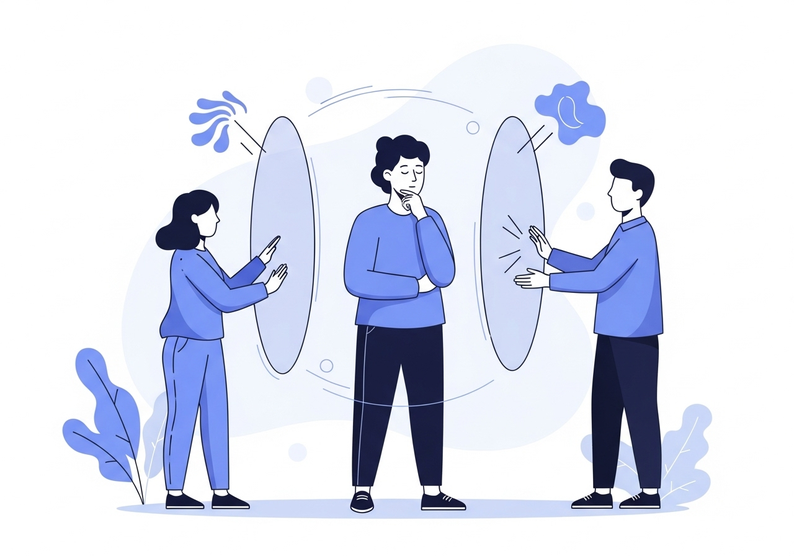 Boundaries of the Self Test