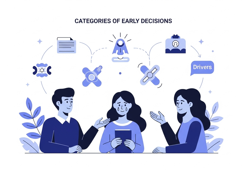 Test categorías de decisiones tempranas