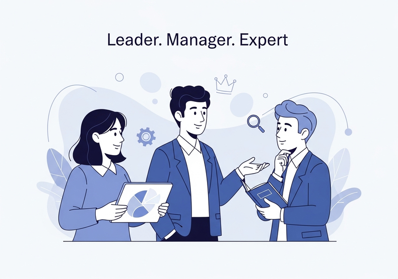 Test líder. Gerente. Experto, LGE