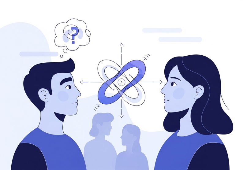 Test método para medir el nivel de intensidad y orientación de la reflexión