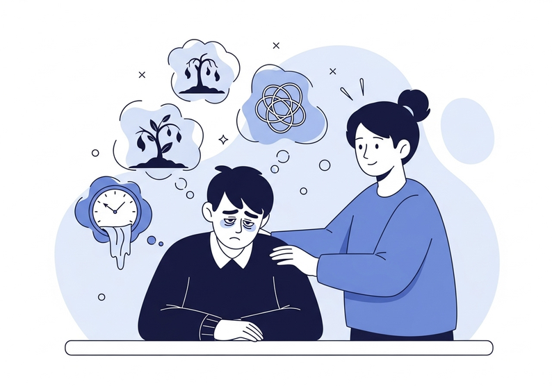 Test cuestionario de agotamiento en estudiantes