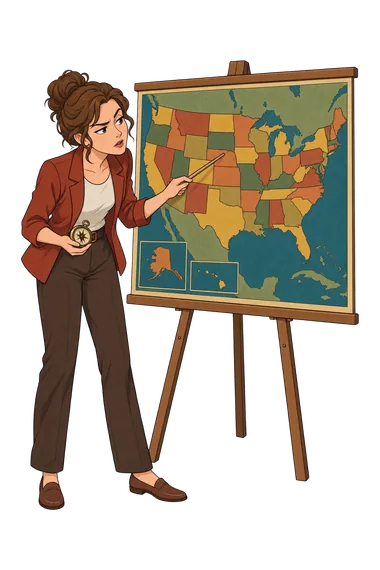 50 States Quiz illustration