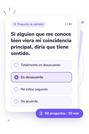 Quiz de compatibilidad con 5000: pregunta y respuestas Quiz de compatibilidad con 5000: tarjeta con pregunta