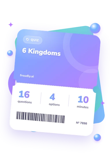 6 Kingdoms Quiz: test ticket with numbers