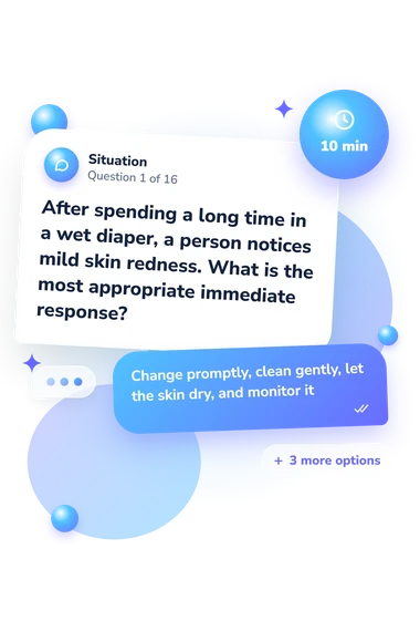 ABDL Quiz: what would you do ABDL Quiz: situation and reply bubbles