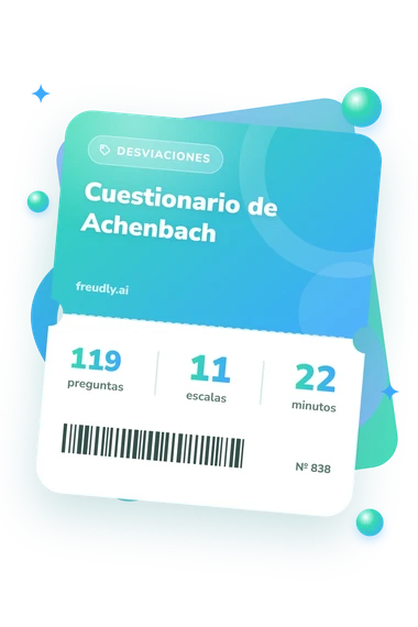 Test cuestionario de Achenbach: preguntas, escalas y minutos Test cuestionario de Achenbach: billete del test