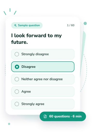 Adolescent Time Attitude Scale (ATAS): sample question card